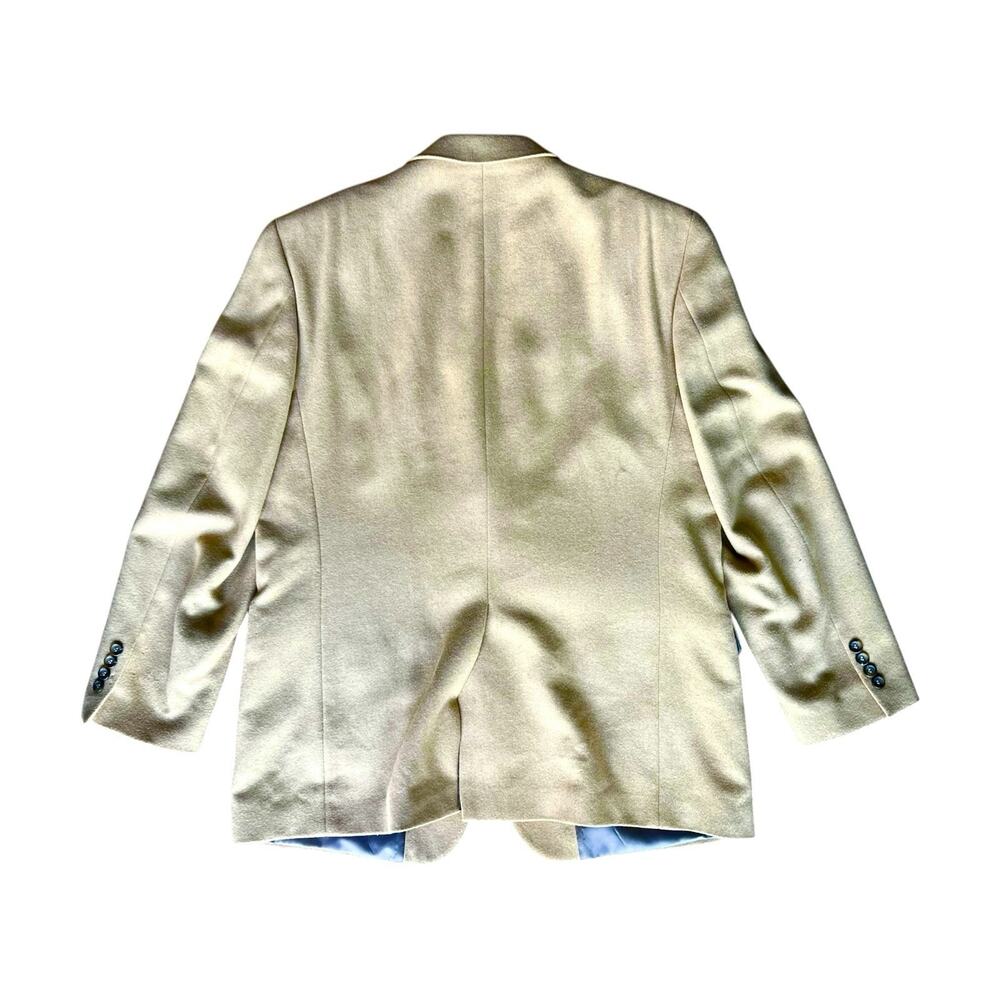 Botany 500 Mens Tan Beige 100% Fine Camel Hair Suit Blazer Jacket Sport Coat 44R - Picture 2 of 12
